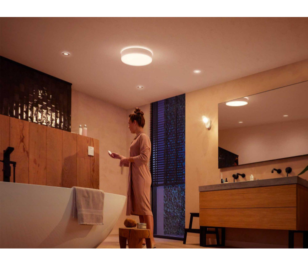 Philips Hue White ambiance Łazienkowa lampa Devere M (biała) - 731899 - zdjęcie 8